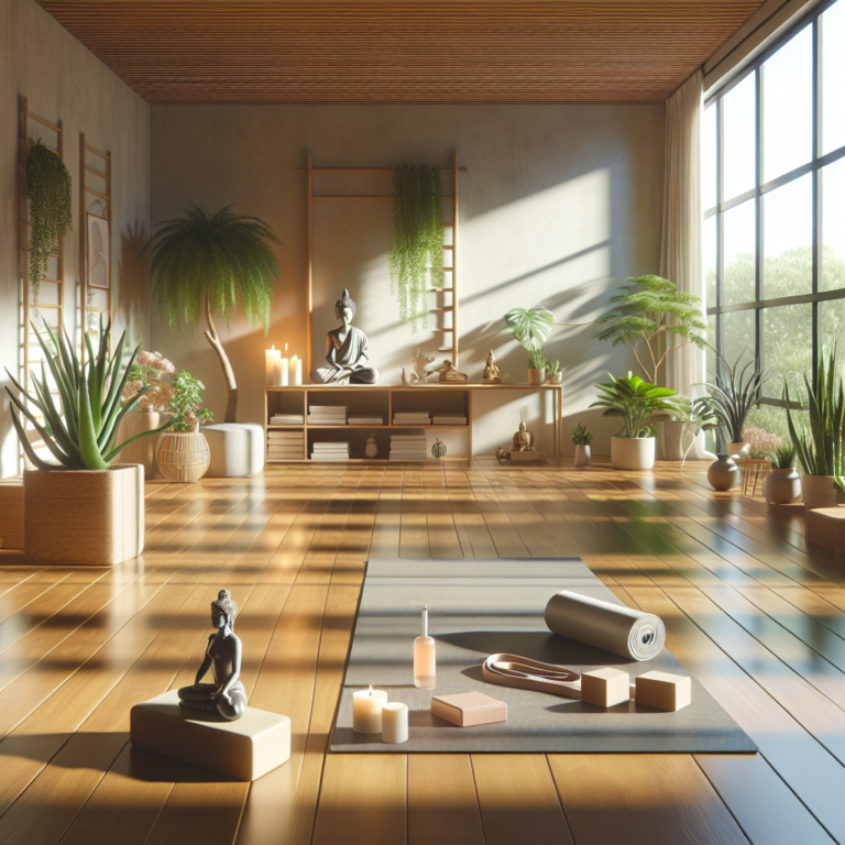 how to create a beginner-friendly yoga space at home