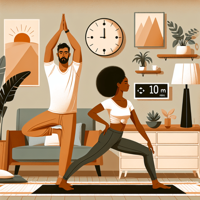 Simple 10 Minute Yoga Routine for Energy Boost at Home